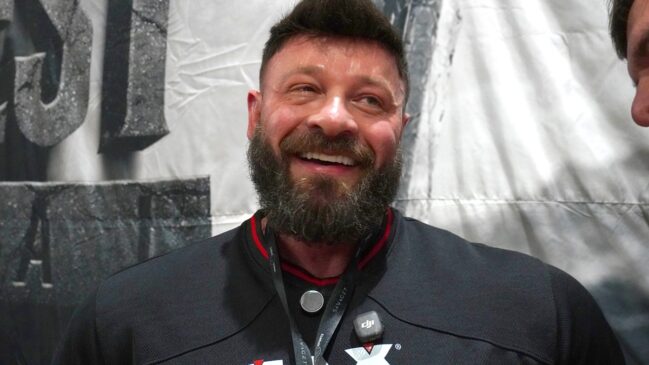 Fabrício Pacholok durante entrevista à Gazeta no Arnold Sports 2026