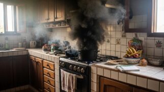 Abrir janelas, remover resíduos e limpar fogão, bancadas e panos é o caminho mais eficiente para acabar com o odor de queimado e evitar que a fumaça fique impregnada no ambiente.