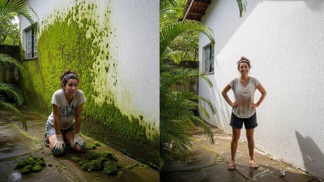 Guias técnicos recomendam tratar a causa do problema antes da limpeza, para evitar que o verde volte em pouco tempo.
