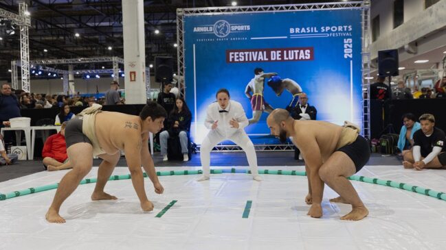 Arena de Lutas contará com esporte tradicional japonês, o Sumô