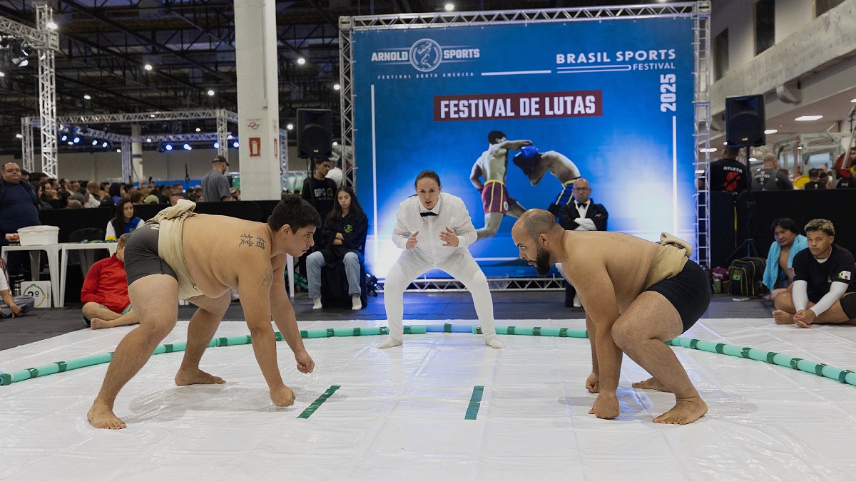 Arena de Lutas contará com esporte tradicional japonês, o Sumô