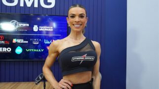 Elisa falou sobre sua história no fisiculturismo à TV GMG, durante o Arnold Sports 2026