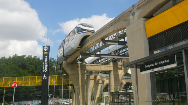 Monotrilho linha 17- Ouro aeroporto de Congonhas