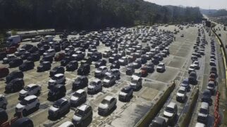 Outras rodovias que integram o complexo também apresentam pontos de congestionamento