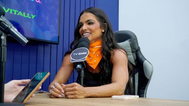 Casada com o atleta Ramon Dino, Vitória contou que a rotina do casal gira em torno dessa disciplina