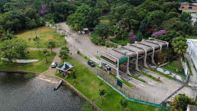 Com zoológico grátis e teleférico, Parque Estoril atrai famílias em São Bernardo