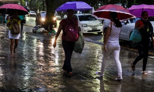 Chuvas caíram forte na capital paraense neste fim de semana