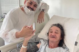 Marquito começa tratamento para voltar a comer e falar após grave acidente