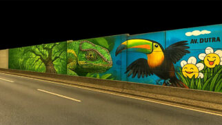 A RioSP, uma empresa Motiva, realiza o Projeto Grafite em parceria com a Prefeitura de Guarulhos e artistas da cidade