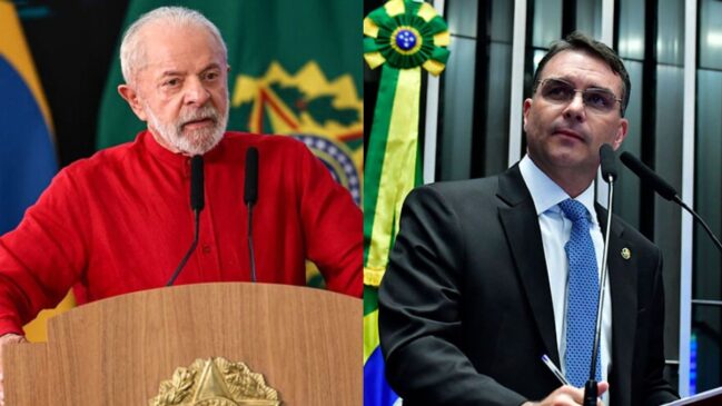 Lula e Flavio Bolsonaro, devem protagonizar uma das eleições mais apertadas da história recente. Foto: Marcelo Camargo/Agência Brasil - Waldemir Barreto/Agência Senado