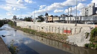 Obras de contenção avançam nas margens do Rio Tamanduateí em Santo André