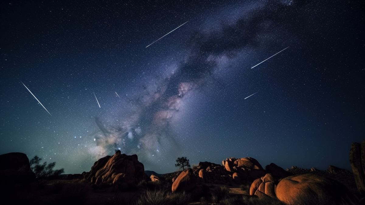 A chuva Eta Aquáridas é formada por detritos deixados pelo Cometa Halley em sua antiga passagem pelo Sistema Solar (Foto: Pexels)