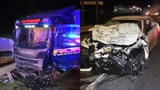 Ocorrência foi registrada por volta das 20h, no km 247 da rodovia