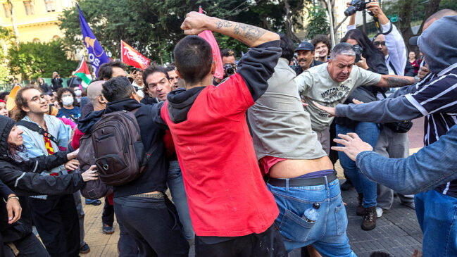 Rubinho Nunes entrou em confronto físico com alunos da USP