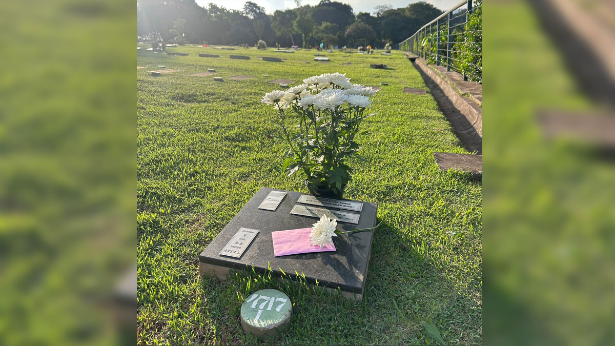 Iniciativa convida familiares a escreverem cartas dedicadas às mães, que serão depositadas sobre as lápides acompanhadas de uma flor