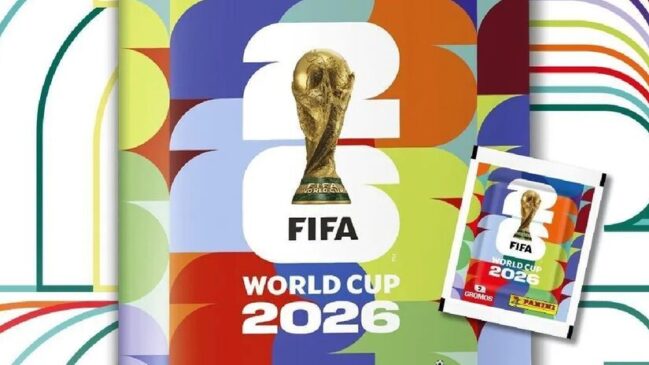 Com os R$ 200 milhões da Mega-Sena, seria possível comprar 28.571.428 pacotes de figurinhas da Copa do Mundo de 2026 - (Divulgação/Panini)