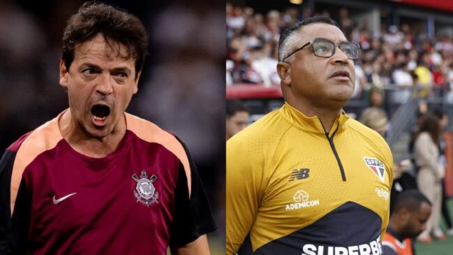 Diniz revigorou o Corinthians, enquanto Roger Machado desmontou o São Paulo