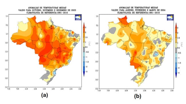 Apesar do debate sobre um possível 'Super El Niño', especialistas afirmam que ainda é cedo para classificar o evento como extremo - Divulação/Inmet