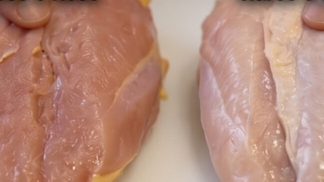 Muita gente acredita que a cor amarelada do frango indica uma carne mais saudável, mas a diferença é apenas visual. Ilustração/Gazeta de S. Paulo