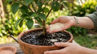 Quando usado da forma correta, o grão também contribui para deixar a terra mais solta e favorecer o desenvolvimento das raízes