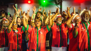 Mocidade Alegre celebrou a vitória do Carnaval 2026 no último sábado (9/5) e lançou o enredo para o Carnaval de 2027