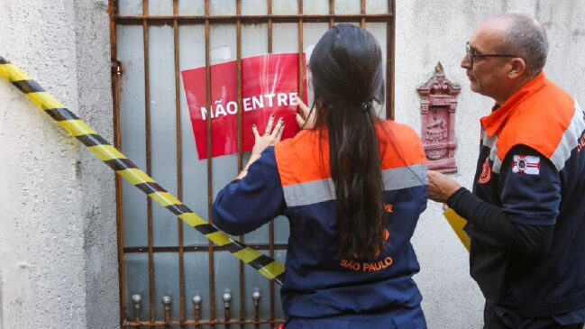 De acordo com o governo estadual, apenas quatro imóveis permaneceram interditados por apresentarem alto risco de desabamento