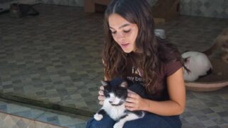 Desde a infância apaixonada por bichos, a atriz contou que sempre sonhou em acolher animais abandonados