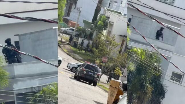 Policiais do Gate negociam a rendição do irmão do ex-prefeito