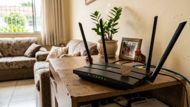 Colocar objetos metálicos perto do roteador pode prejudicar a conexão e danificar o equipamento entenda o que realmente funciona para melhorar o Wi-Fi em casa.