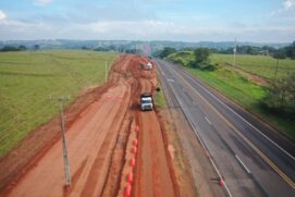 Obras na rodovia começaram em abril deste ano