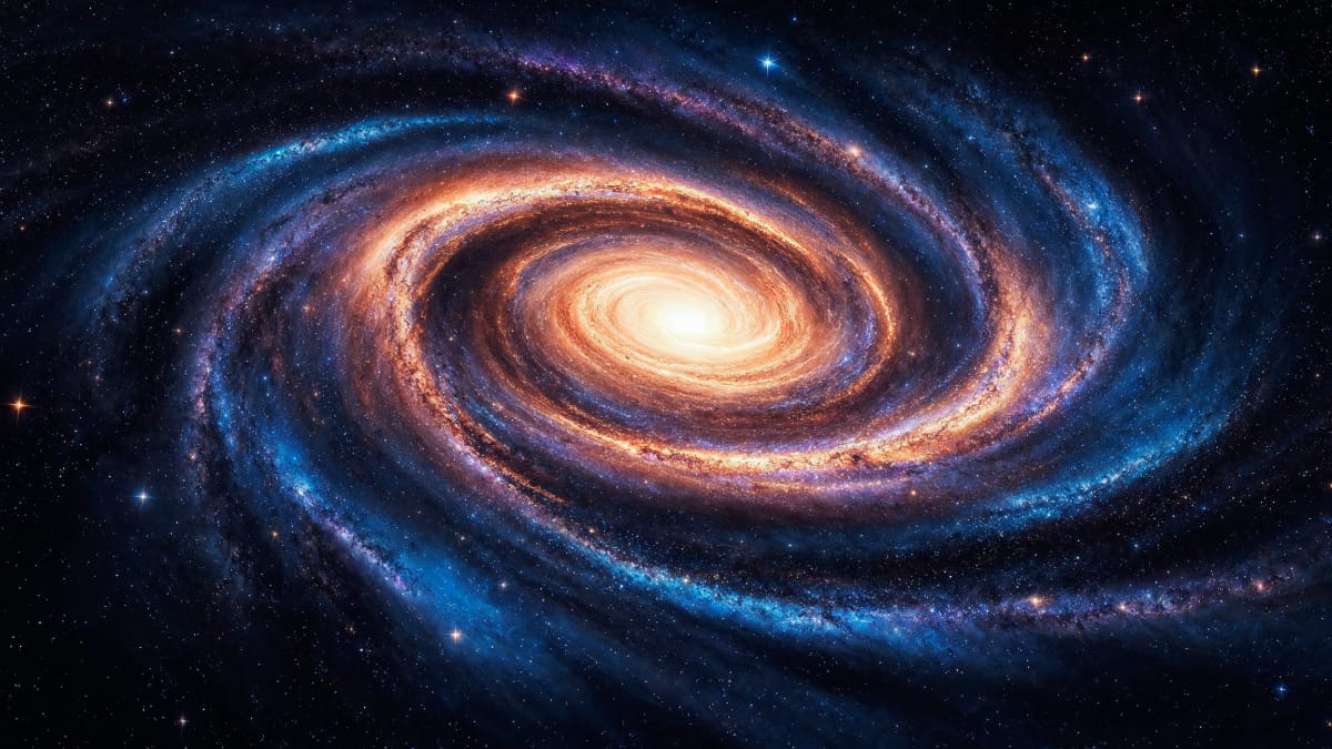 Cientistas acreditam que a Via Láctea cresceu ao absorver galáxias menores ao longo do tempo (Reprodução: YouTube)