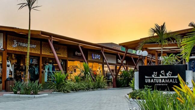 Ubatuba Mall está localizado no centro da cidade do litoral norte