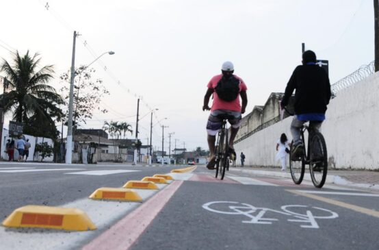 Com as obras de revitalização de vias no bairro Antártica, a Praia Grande ampliou a quantidade de espaço exclusivos para ciclistas