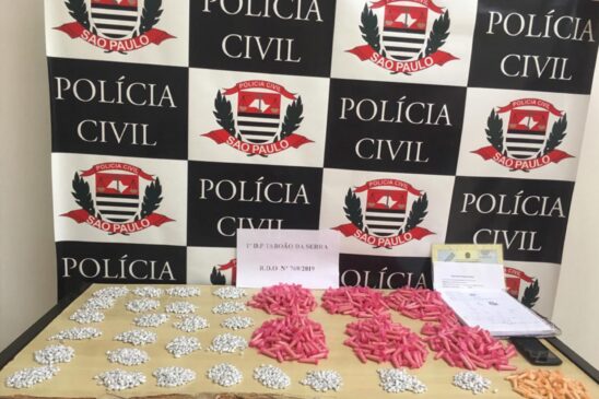 Drogas foram encontradas em uma residência de Taboão da Serra