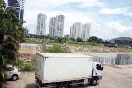 Terreno está sendo preparado pela prefeitura e deverá ser um dos acessos viários dentro do projeto