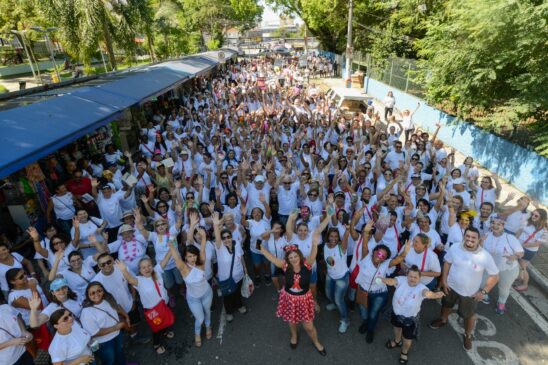 Bloco da prevenção contra a Aids em São Bernardo do Campo