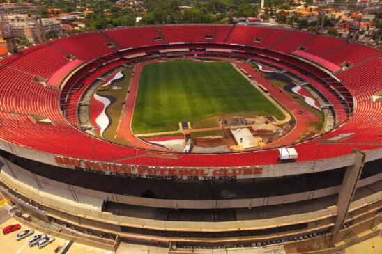 O estádio do Morumbi, do São Paulo, deverá preservar a volumetria e outras características do projeto original