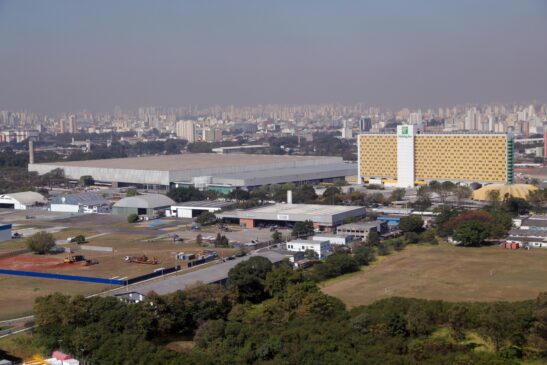 Vista aérea do Complexo do Anhembi, na zona norte, que deve ser privatizado pela prefeitura