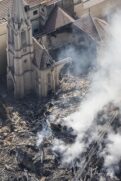 As estruturas foram atingidas pelo desabamento de um edifício há um ano e atingiu a primeira igreja luterana da capital paulista