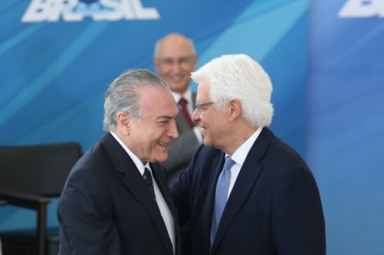 Ex-presidente Michel Temer e ex-ministro Moreira Franco foram denunciados por corrupção