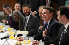 Presidente Jair Bolsonaro participou de um café da manhã, na sexta, com jornalistas no Palácio do Planalto