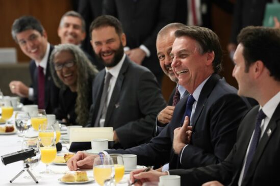 Presidente Jair Bolsonaro participou de um café da manhã, na sexta, com jornalistas no Palácio do Planalto