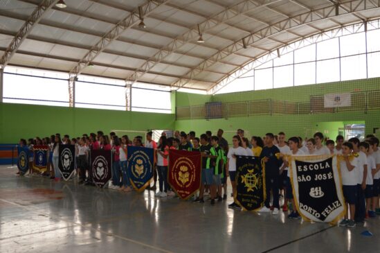Na última sexta-feira, foi realizada a abertura dos Jogos Escolares de Porto Feliz 2019; oito escolas vão participar do evento