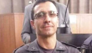 O sargento Éverton Silva Dias, de 42 anos, foi baleado na cabeça