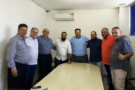 Reunião entre o secretário de Transporte, Gerson Brito e a Associação de Motoristas de Aplicativo