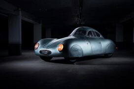 Considerado o pai de todos os modelos da Porche, o carro que vai a leilão usa o mesmo chassi, suspensão e motor do primeiro fusca