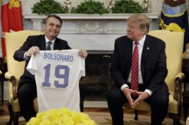 Trump cumpriu a palavra dada a Bolsonaro durante encontro de apoiar a candidatura brasileira