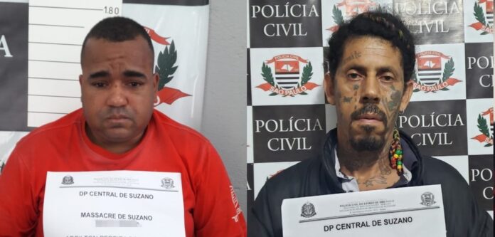 Adeilton dos Santos (esquerda) e Cristiano de Souza respondem pela venda de armas e munições