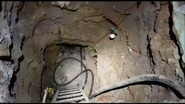 Túnel com 20 metros de comprimento escavado a 5 metros de profundidade captava o combustível