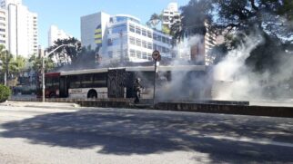 Bombeiros foram chamados e apagaram o princípio de incêndio